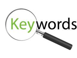 Keywords for a website